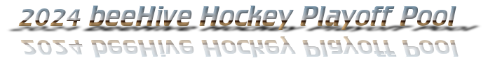 2023 beeHive Hockey Playoff Pool Standings