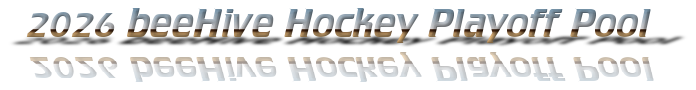 2023 beeHive Hockey Playoff Pool Standings